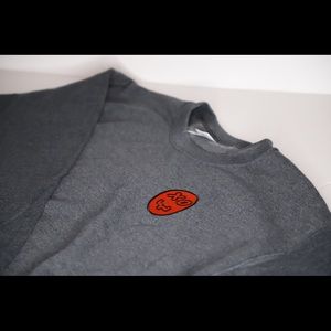 Smiley Embroider Crewneck